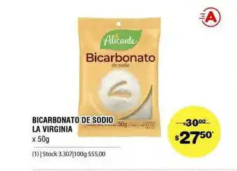 Atomo Conviene Bicarbonato De Sodio La Virginia x 50g oferta