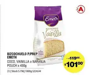 Atomo Conviene Bizcochuelo P Prep. Emeth x 450g oferta
