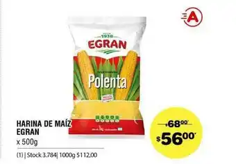 Atomo Conviene Harina De Maíz Egran x 500g oferta