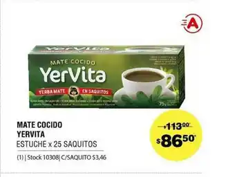 Atomo Conviene Mate Cocido Yervita oferta
