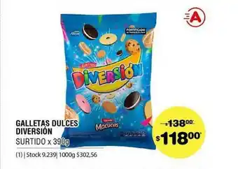 Atomo Conviene Galletas Dulces Diversión x 390g oferta