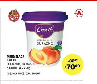 Atomo Conviene Mermelada Emeth x 420g oferta