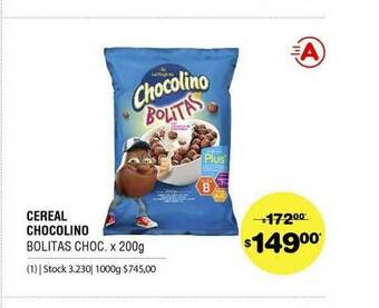 Atomo Conviene Cereal Chocolino x 200g oferta