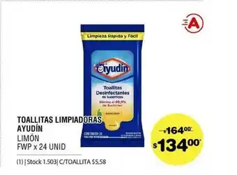 Atomo Conviene Toallitas Limpiadoras Ayudín oferta