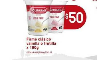 Atomo Conviene Firme Clásico Vainilla O Frutilla x 190g oferta