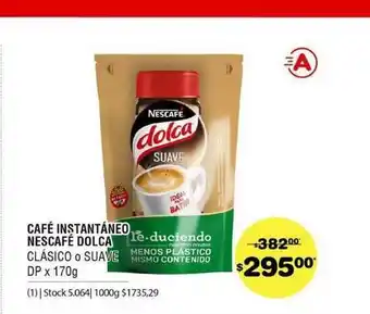 Atomo Conviene Café Instantáneo Nescafé Dolca x 170g oferta