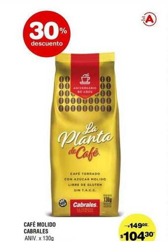 Atomo Conviene Café Molido Cabrales x 130g oferta