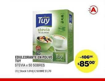 Atomo Conviene Edulcorante En Polvo Tuy oferta