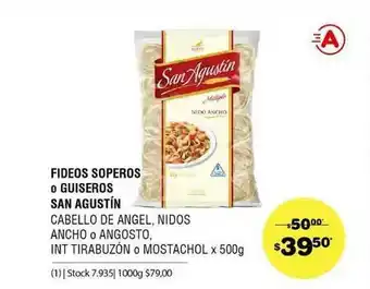 Atomo Conviene Fideos Soperos O Guiseros O Guiseros San Agustín oferta