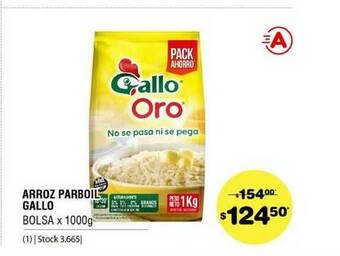 Atomo Conviene Arroz Parboil Gallo x 1000g oferta