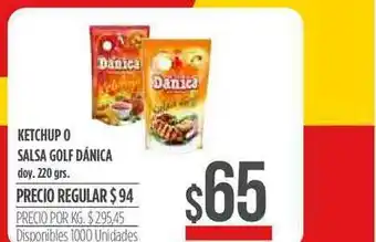 Supermercados Vea Ketchup O Salsa Glof Dánica 220grs oferta