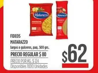 Supermercados Vea Fideos Matarazzo 500grs oferta