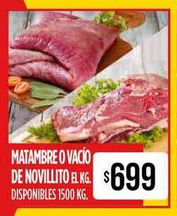 Supermercados Vea Matambre Vacío De Novillito oferta