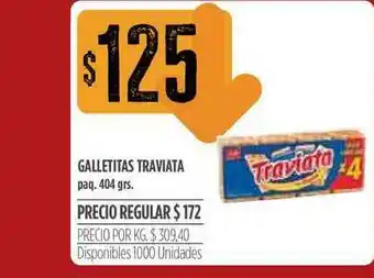 Supermercados Vea Galletitas Traviata x 404 g oferta