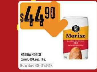 Supermercados Vea Harina Morixe 1kg oferta