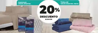 Supermayorista Vital SABANAS / TOALLAS oferta