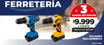 Supermayorista Vital TALADRO INALÁMBRICO oferta