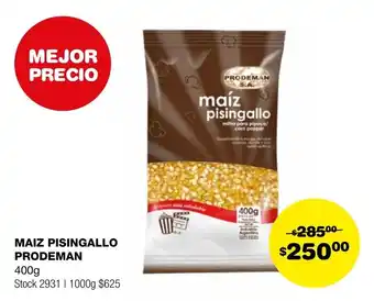Atomo Conviene MAIZ PISINGALLO PRODEMAN 400g oferta