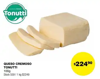 Atomo Conviene QUESO CREMOSO TONUTTI 100g oferta