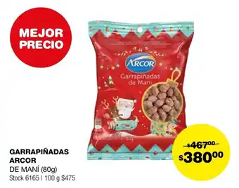 Atomo Conviene GARRAPIÑADAS ARCOR DE MANÍ (80g) oferta