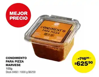 Atomo Conviene CONDIMENTO PARA PIZZA MARVESE 100g oferta