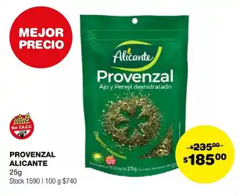 Atomo Conviene PROVENZAL ALICANTE 25g oferta