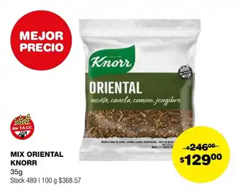 Atomo Conviene MIX ORIENTAL KNORR 35g oferta