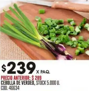 Coto CEBOLLA DE VERDEO x PAQ oferta