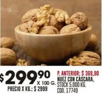 Coto NUEZ CON CASCARA 100 G oferta