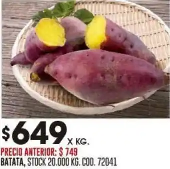 Coto BATATA oferta