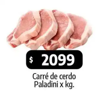 Autoservicio Capo Carré de cerdo Paladini x kg. oferta