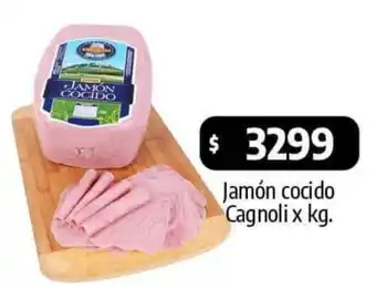 Autoservicio Capo Jamón cocido Cagnoli x kg. oferta