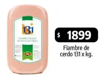 Autoservicio Capo Fiambre de cerdo 131 x kg. oferta