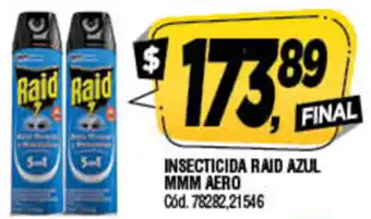 Supermercados Yaguar Insecticida Raid Azul MMM Aero oferta
