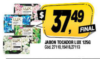 Supermercados Yaguar Jabon Tocador Lux 125g oferta