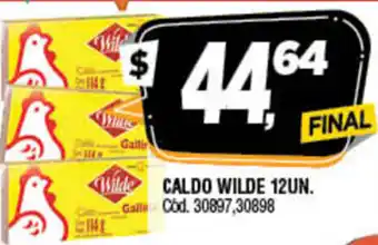 Supermercados Yaguar Caldo Wilde 12 Un oferta