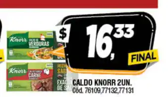 Supermercados Yaguar Knorr Caldo 2 Un. oferta