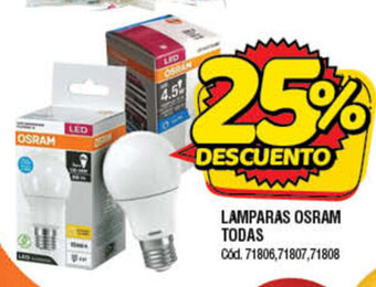 Supermercados Yaguar Lamparas Osram Todas oferta