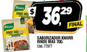 Supermercados Yaguar Saborizador Knorr Rinde Mas 70g oferta