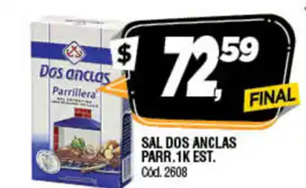 Supermercados Yaguar Sal Dos Anclas Parr.1k Est. oferta