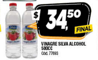 Supermercados Yaguar Vinagre Silva Alcohol 500cc oferta