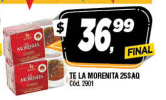 Supermercados Yaguar Te La Morenita 25 Saq. oferta