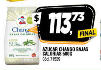 Supermercados Yaguar Azucar Chango Bajas Calorias 500g oferta