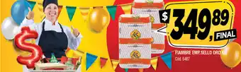 Supermercados Yaguar Fiambre Emp Sello Oro oferta