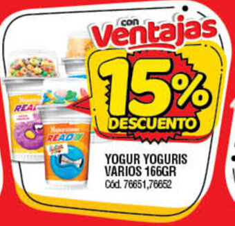 Supermercados Yaguar Yogur Yoguris Varios x 166gr oferta