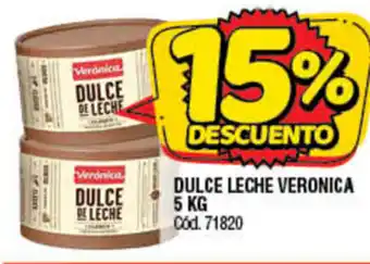 Supermercados Yaguar Dulce Leche Veronica 5kg oferta