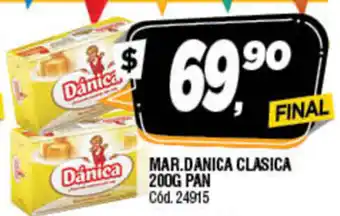 Supermercados Yaguar Mar. Danica Clasica 200g oferta