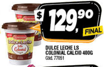 Supermercados Yaguar Dulce Leche LS Colonial calcio 400g oferta