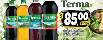 Supermercados Yaguar Amargo Terma x 1.35lt oferta