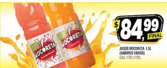 Supermercados Yaguar Jugos Mocoreta 1.5l oferta
